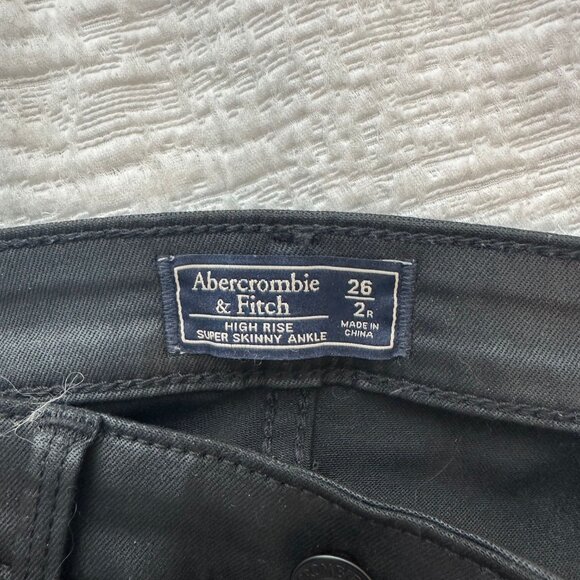 Abercrombie Coated High Rise Ankle Jeans - Picture 2 of 4
